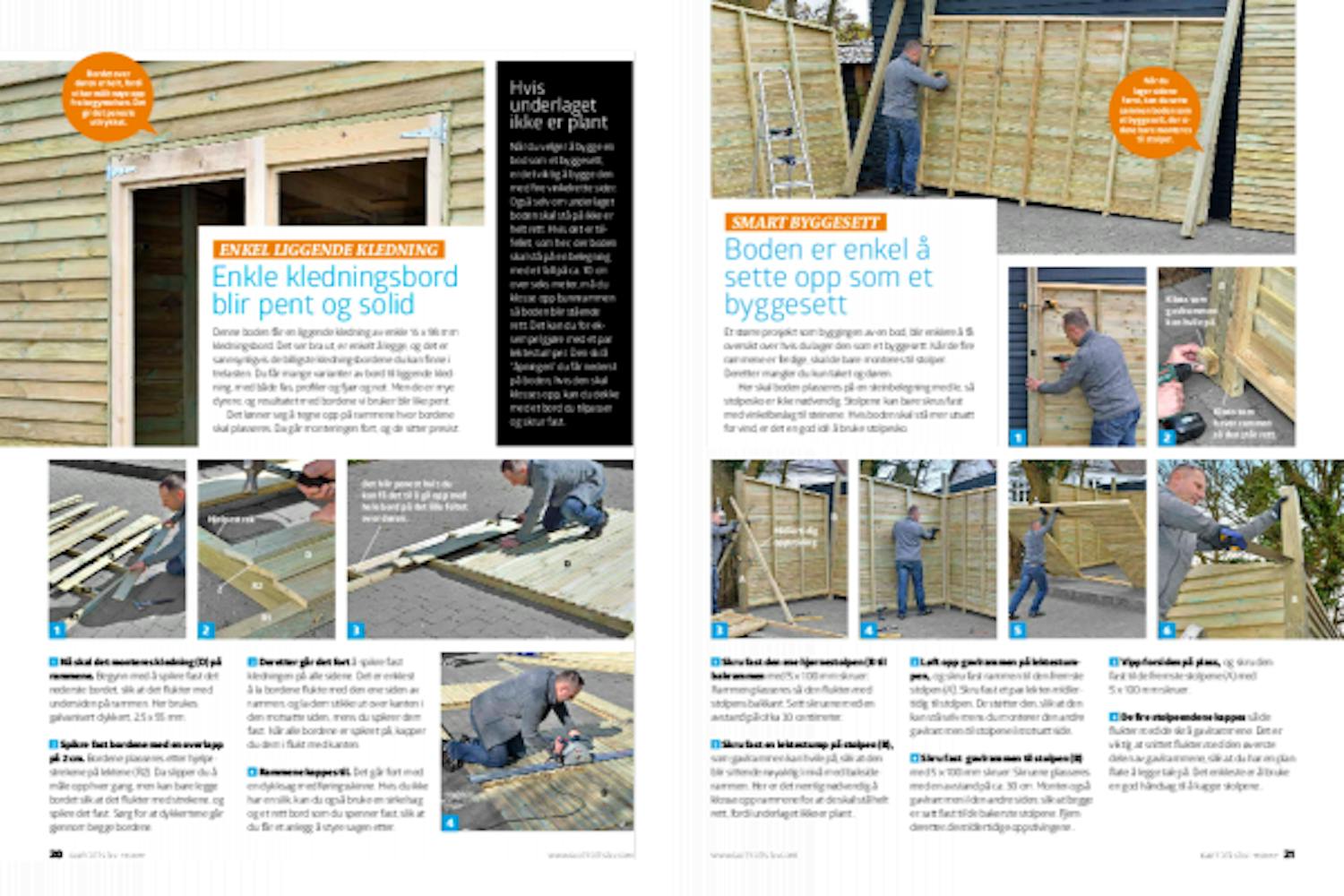 Utebod byggsett Bygge utebod som byggsett